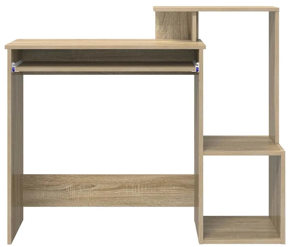 vidaXL Γραφείο Sonoma Δρυς 106 x 40 x 88.5 εκ Επεξεργασμένο ξύλο