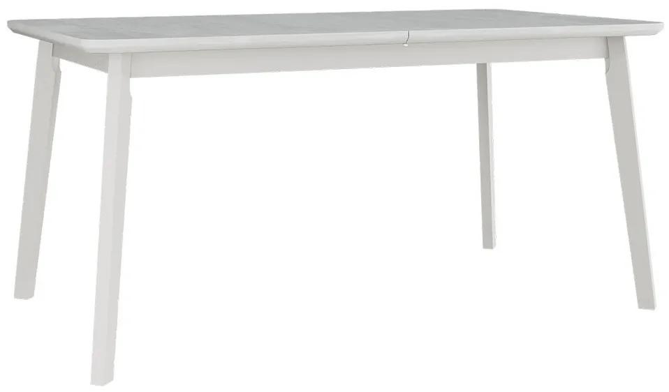 Τραπέζι Victorville 185, Άσπρο, 75x90x160cm, Επιμήκυνση, Ινοσανίδες μέσης πυκνότητας, Ξύλο, Μερικώς συναρμολογημένο