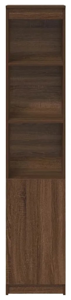 Ντουλάπι Καφέ Δρυς 37,5x35x180 εκ. Επεξεργασμένο Ξύλο 861676