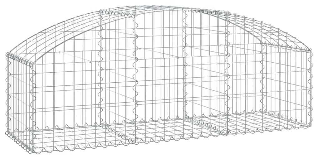 vidaXL Συρματοκιβώτιο Τοξωτό 150x50x40/60εκ. από Γαλβανισμένο Χάλυβα