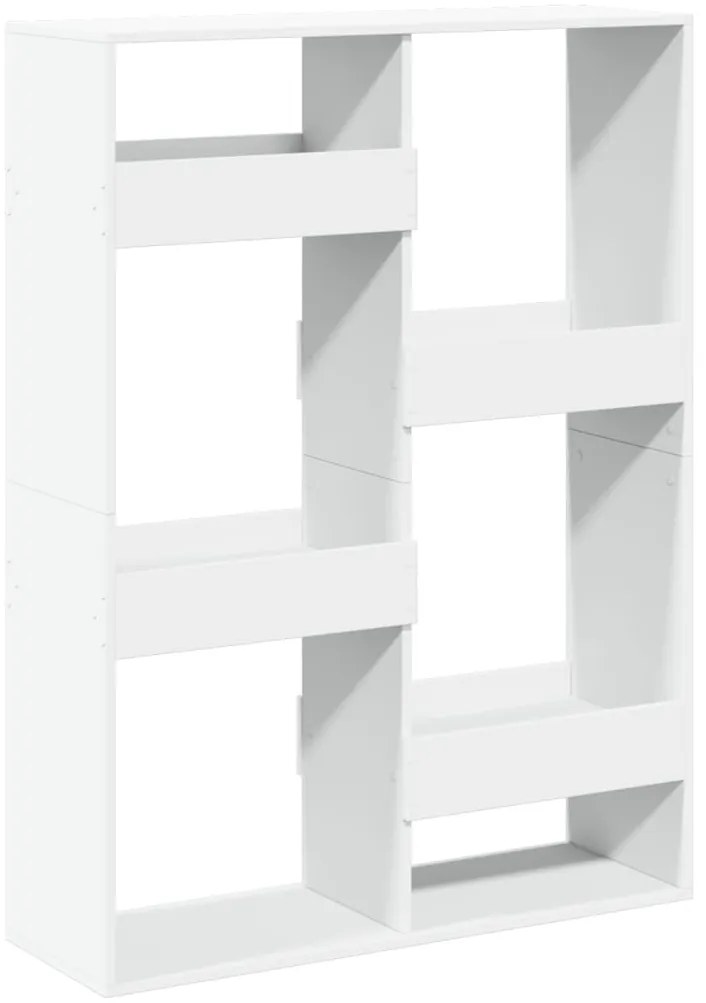 vidaXL Βιβλιοθήκη/Διαχωριστικό Χώρου Λευκό 100x33x135 εκ. Επεξ. Ξύλο