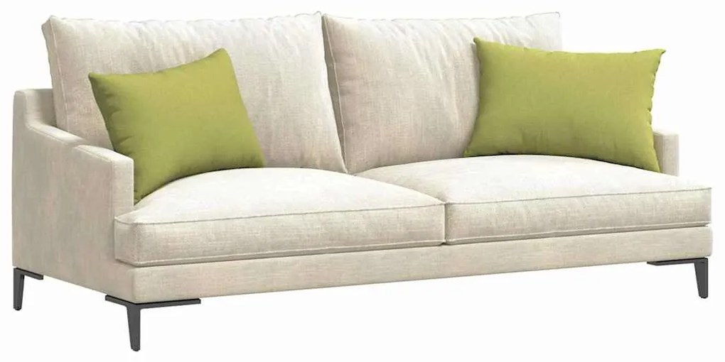 vidaXL Μαξιλάρι Καναπέ 2 pcs Ανοιχτό Πράσινο 60 x 40 cm ύφασμα