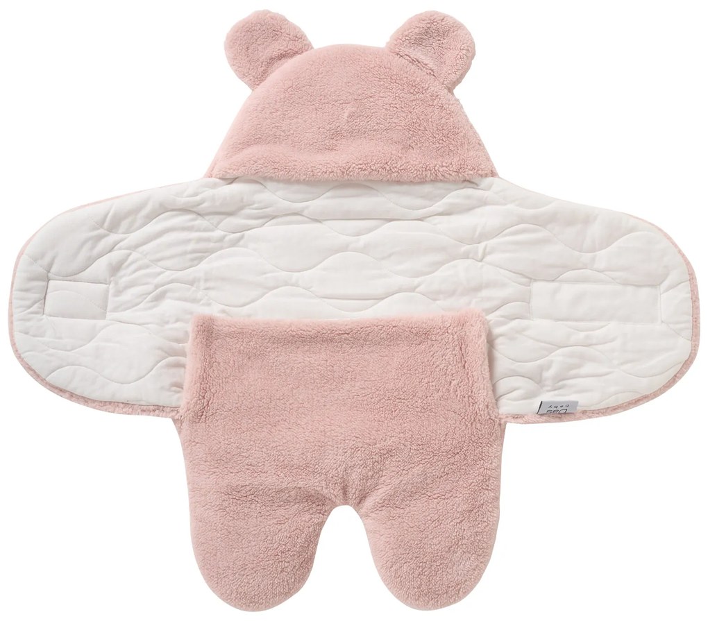 DAS BABY ΥΠΝΟΣΑΚΟΣ FLEECE 80X85 RELAX 4910 PINK