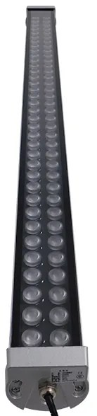 LED Wall Washer Αρχιτεκτονικού Φωτισμού 100cm GENIUS 72W CREE 24v 10800lm Δέσμης 10-30° Μοιρών Αδιάβροχο IP66 Φυσικό Λευκό 4500k GloboStar 05117