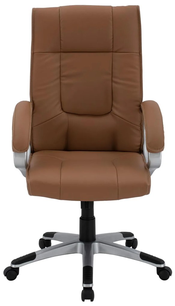 Καρέκλα γραφείου Chander σε Camel απόχρωση 63x66x116 εκ. 63x66x116 εκ.