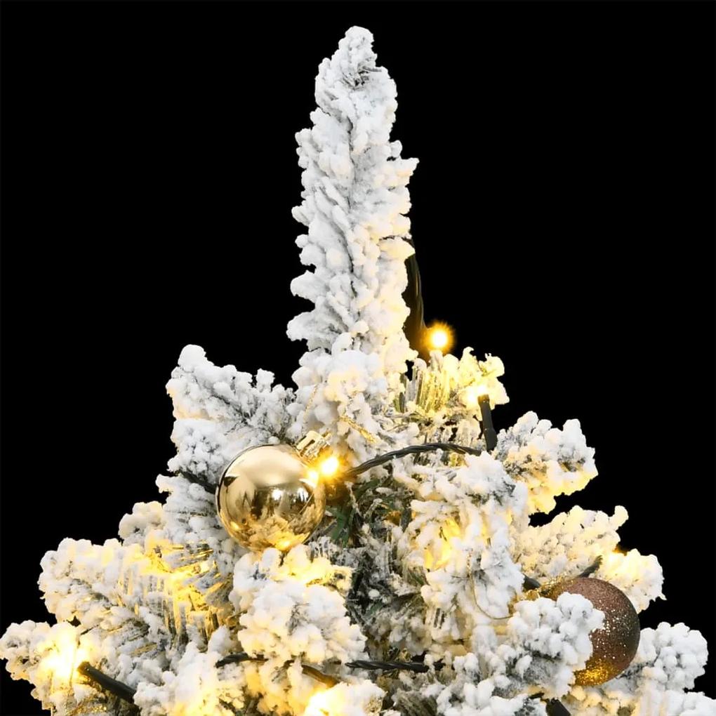 vidaXL Χριστουγεν. Δέντρο Τεχνητό Αρθρωτό με 150 LED & Μπάλες 120 εκ.