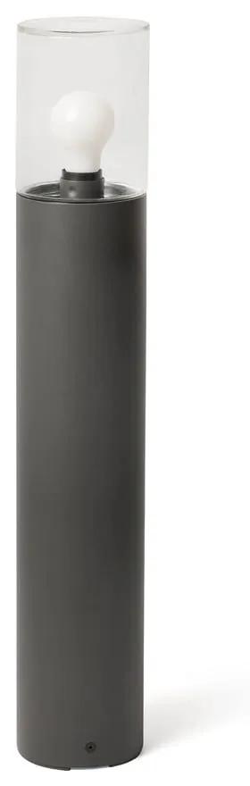 Φωτιστικό Δαπέδου Kila H70cm E27 Dark Grey-Transparent Faro Barcelona