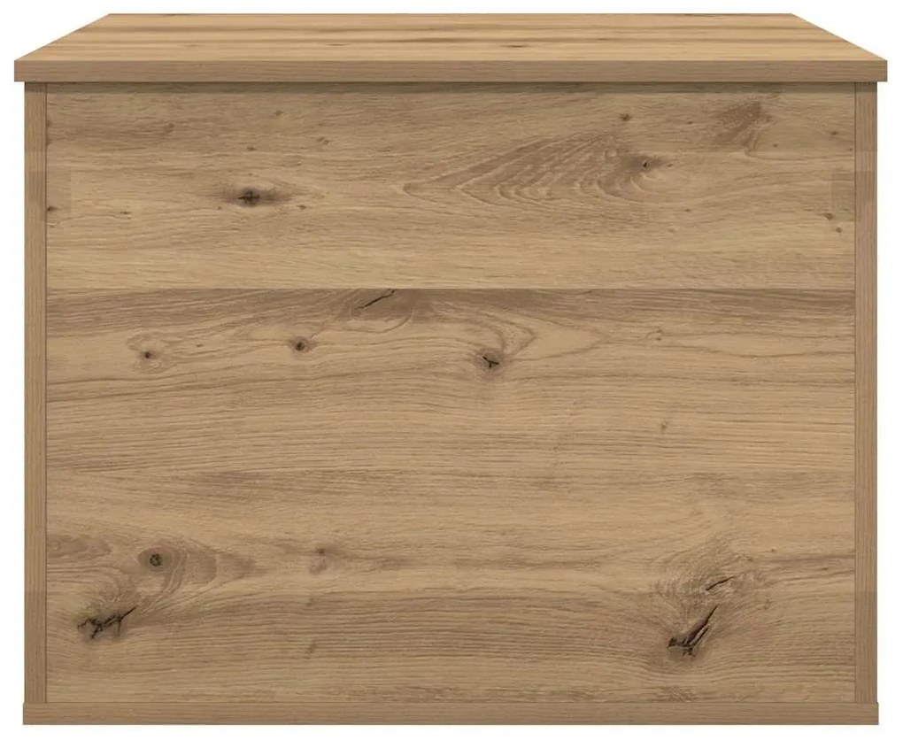 vidaXL Κουτί Αποθήκευσης με Καπάκι σε Στυλ Artisan Oak 60x42x46 εκ Επεξεργασμένο Ξύλο