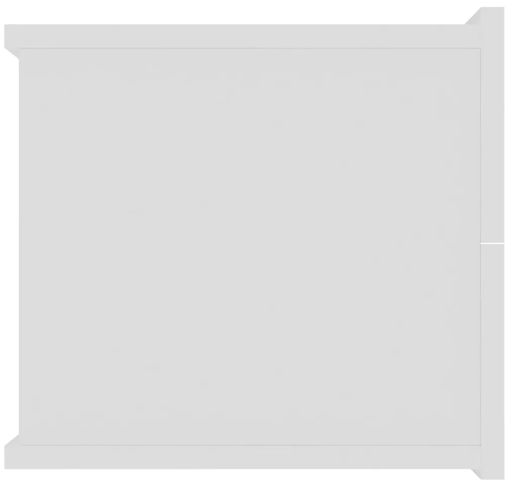 vidaXL Κομοδίνα 2 τεμ. Λευκά 40 x 30 x 30 εκ. από Επεξ. Ξύλο