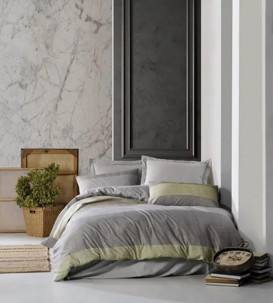 Πάπλωμα Polycotton Μονό 160x240εκ. Νεφέλη 343 Olive DimCol