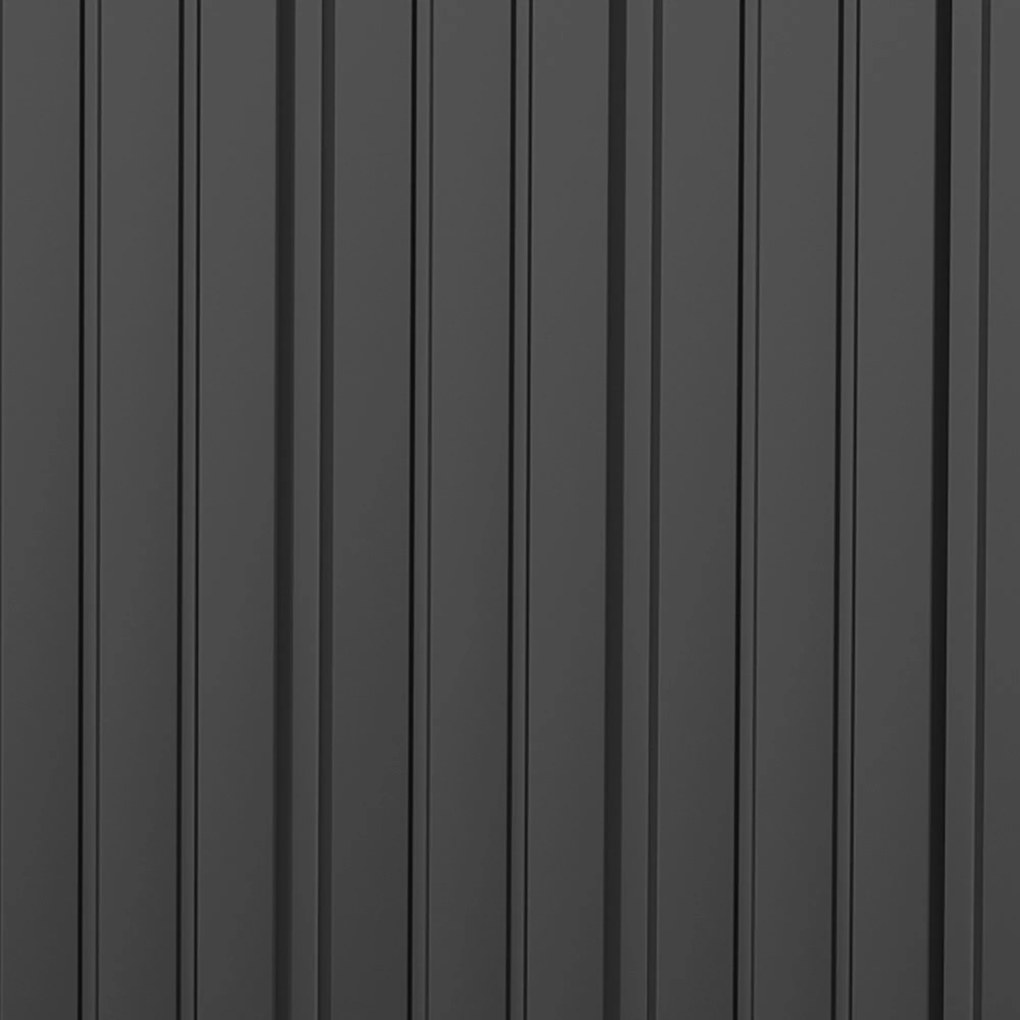 Outsunny Αποθήκη Κήπου, Αποθήκη Εργαλείων, Κλειδούμενη Πόρτα, Ανθεκτική στις Καιρικές Συνθήκες, Περιλαμβάνει Ράφια, 161,5 x 94,5 x 196 εκ., Μαύρο