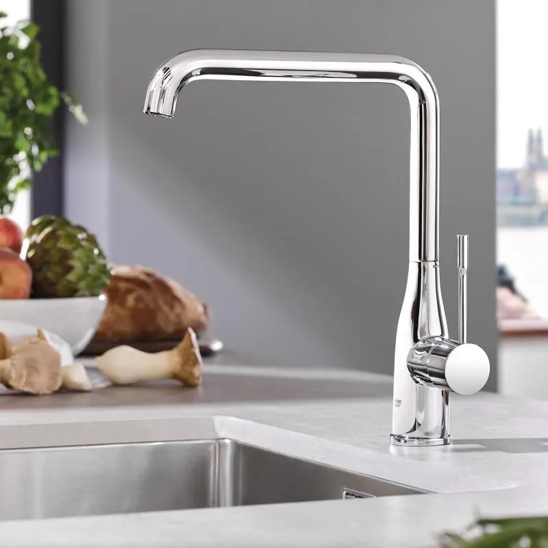 Μπαταρία κουζίνας Grohe Essence New-Anthraki Gualistero