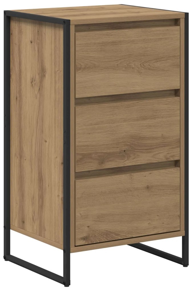 vidaXL Πλαϊνό γραφείο Καρυδιά Χειροποίητης Εργασίας 42 x 36 x 75.5 εκ.