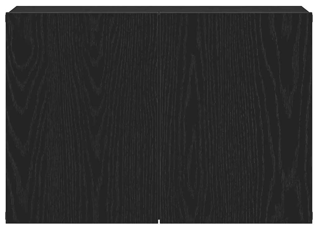 vidaXL Έπιπλο Τηλεόρασης Μαύρο Δρυς 60x30x41 εκ. από Τεχνητό Ξύλο