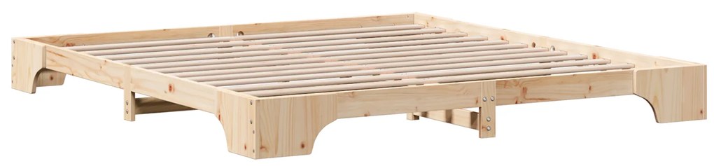 vidaXL Σκελετός Κρεβατιού 180x200 εκ από Μασίφ Ξύλο Πεύκου