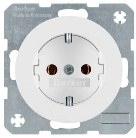 Πρίζα Σούκο Λευκό R.1/R.3 Berker R.3 41432089 Hager-41432089-Λευκό 41432089