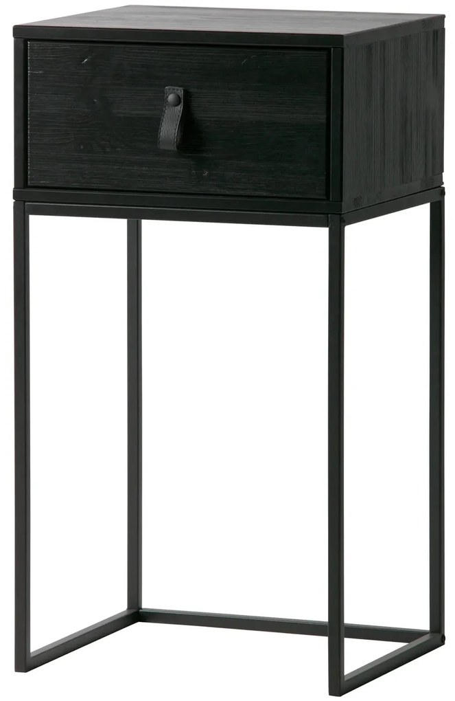 Κομοδίνο DE EEKHOORN Zola nightstand with drawer black 373673-Z-0071