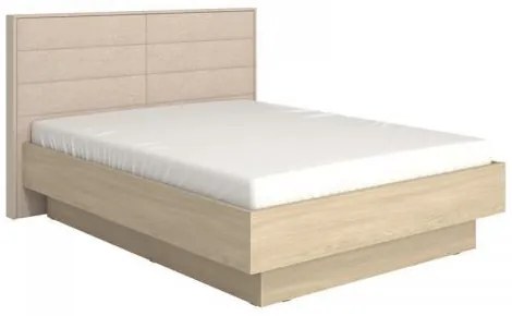 ΔΙΠΛΟ ΚΡΕΒΑΤΙ ARBELA 160 MD LIGHT PORT OAK ΧΡΩΜΑ ΜΕ ΜΠΕΖ ΥΦΑΣΜΑ 178x213x115εκ 11014327