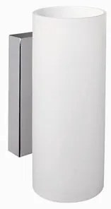 Απλίκα τοίχου PAUL AP2 μεταλλική με λευκό γυαλί Ideal Lux-60620-Λευκό 060620