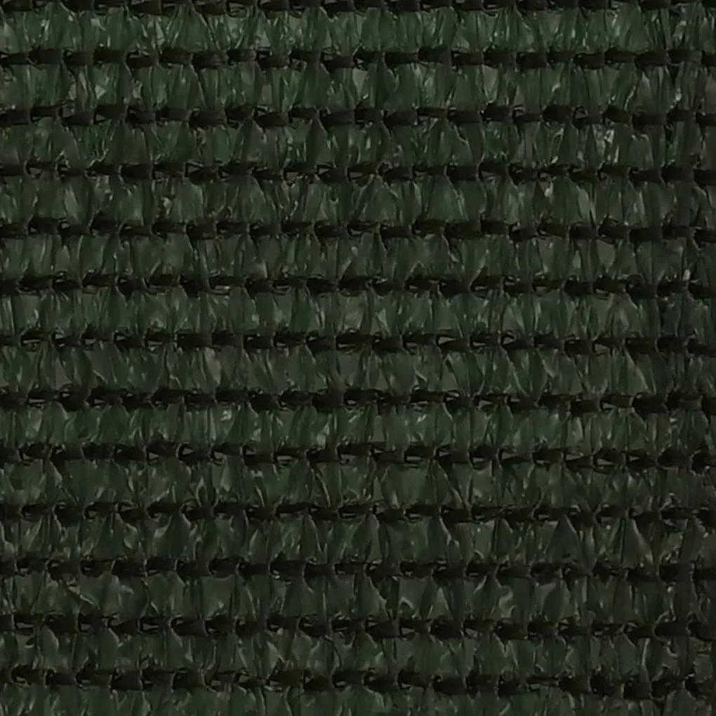 vidaXL Διαχωριστικό Βεράντας Σκούρο Πράσινο 75 x 400 εκ. από HDPE