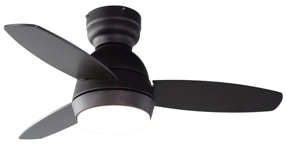Iq Ανεμιστήρας Οροφής Cf-3618 Orb Coffee 92cm Με Led Φως Και Τηλεχειριστήριο Dc Motor 55w