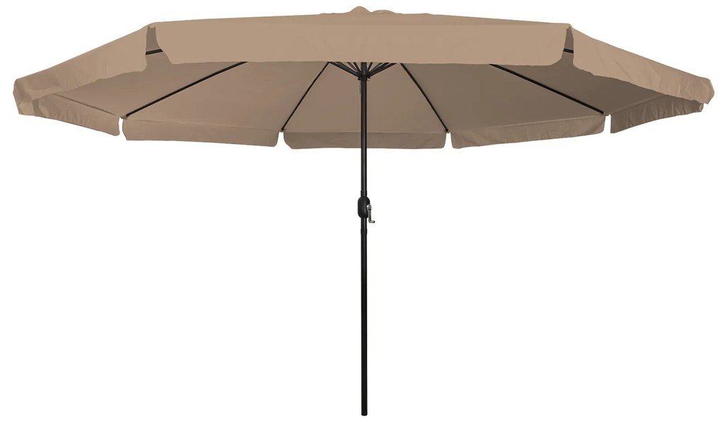 vidaXL Ομπρέλα Κήπου ø395x245 cm Ταουπέ