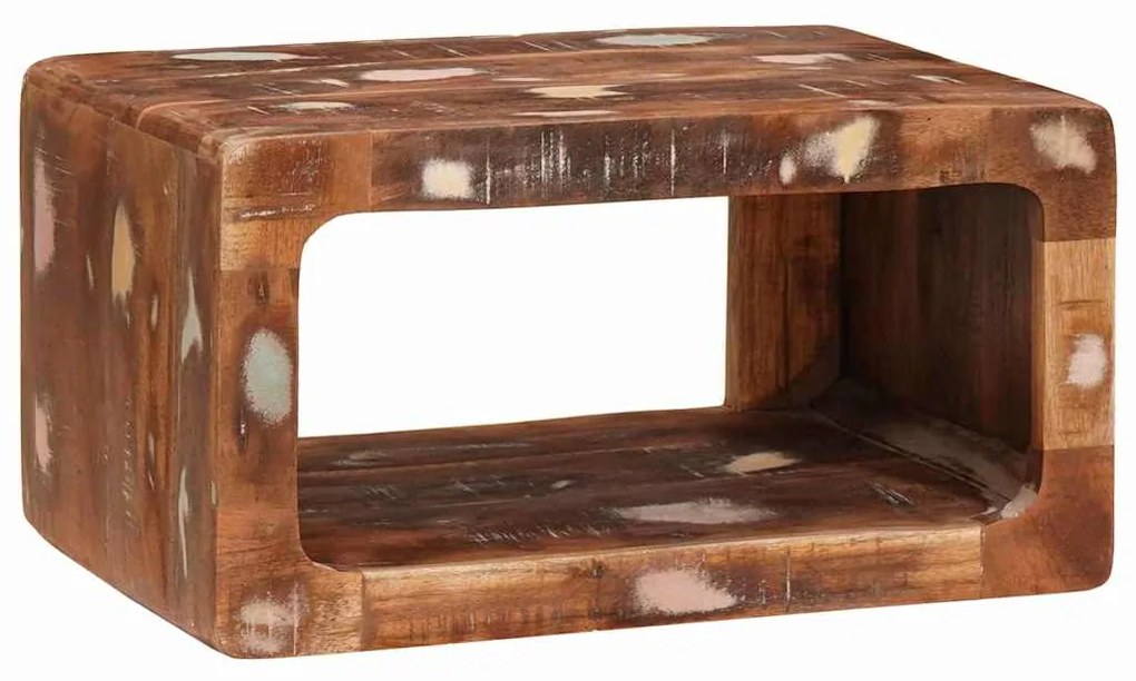 vidaXL Κομοδίνο 2 pcs Καφέ 45 x 30 x 24 εκ. Στερεό Ανακτηθέν Ξύλο