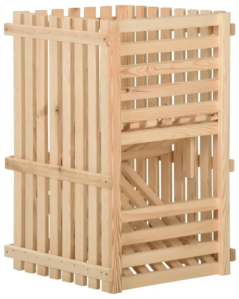 vidaXL Κουτί Αποθήκευσης Λαχανικών 50x50x80 εκ. από Μασίφ Ξύλο Πεύκου