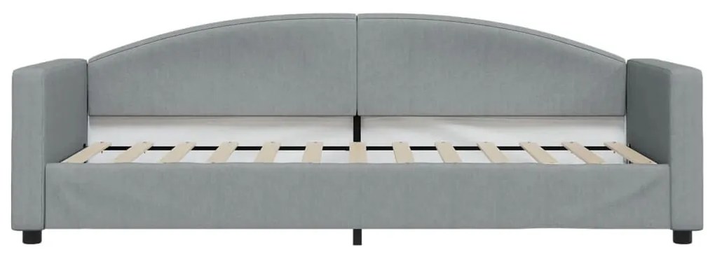 Καναπές Κρεβάτι Ανοιχτό Γκρι 80 x 200 εκ. Υφασμάτινος - Γκρι