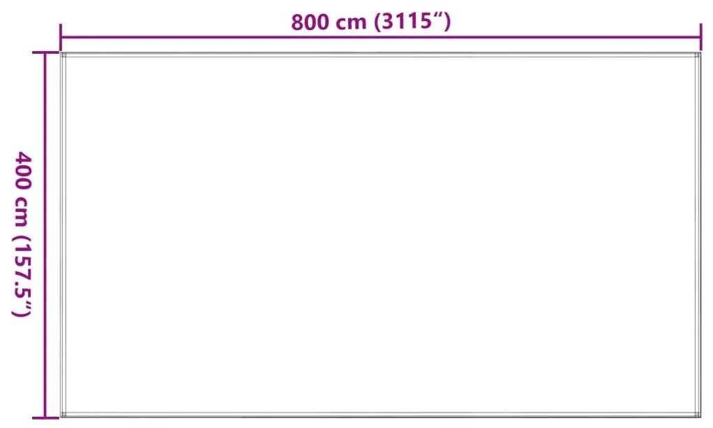 Χαλί Σκηνής Μπεζ 400x800 εκ. από HDPE