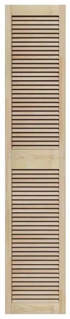 vidaXL Πόρτα Ντουλάπας Φυσικό 140.5 x 2.1 x 49.5 cm Μασίφ ξύλο πεύκου