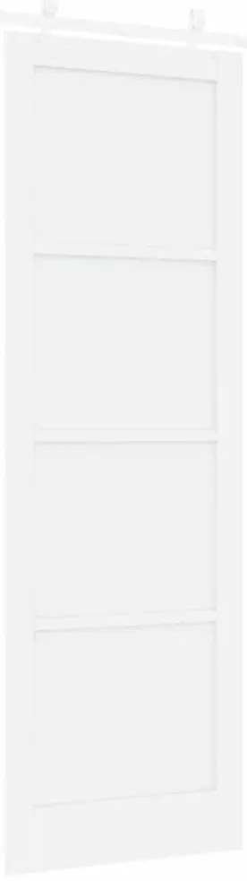 vidaXL Συρόμενη Πόρτα Λευκό 78 x 232 cm