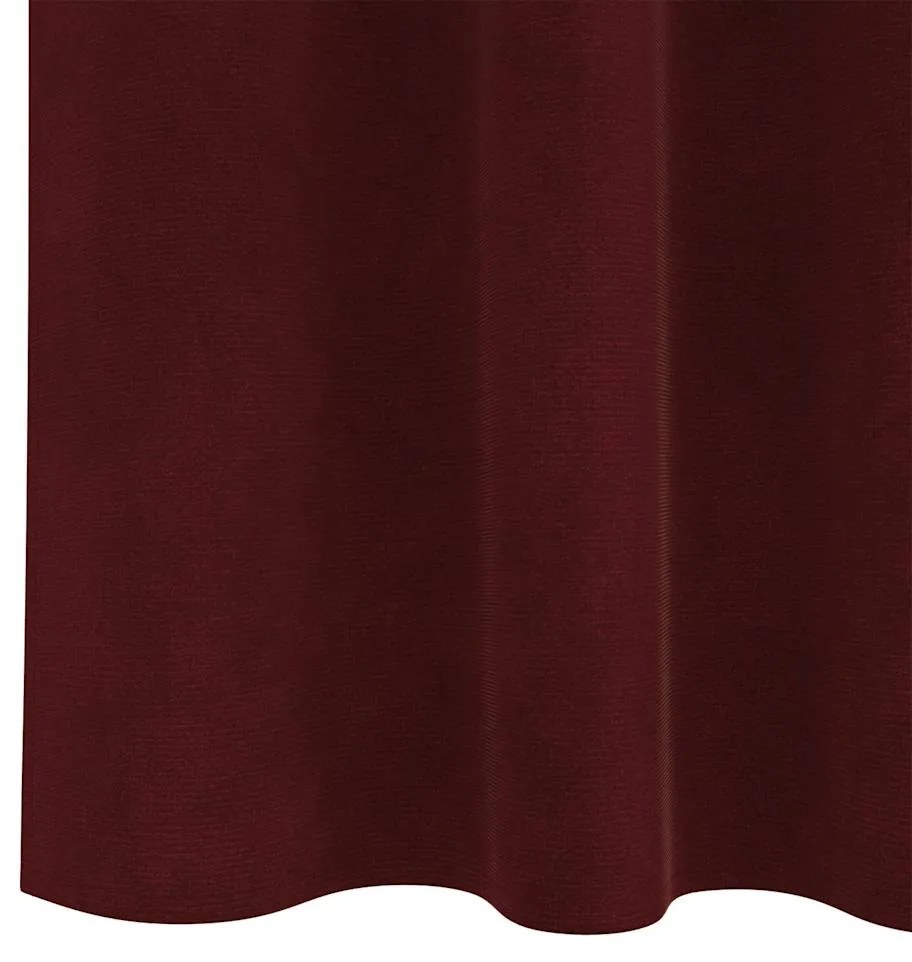 vidaXL Κουρτίνες με κουρτίνες 2 pcs Μπορντό 140 x 245 cm Βελούδο
