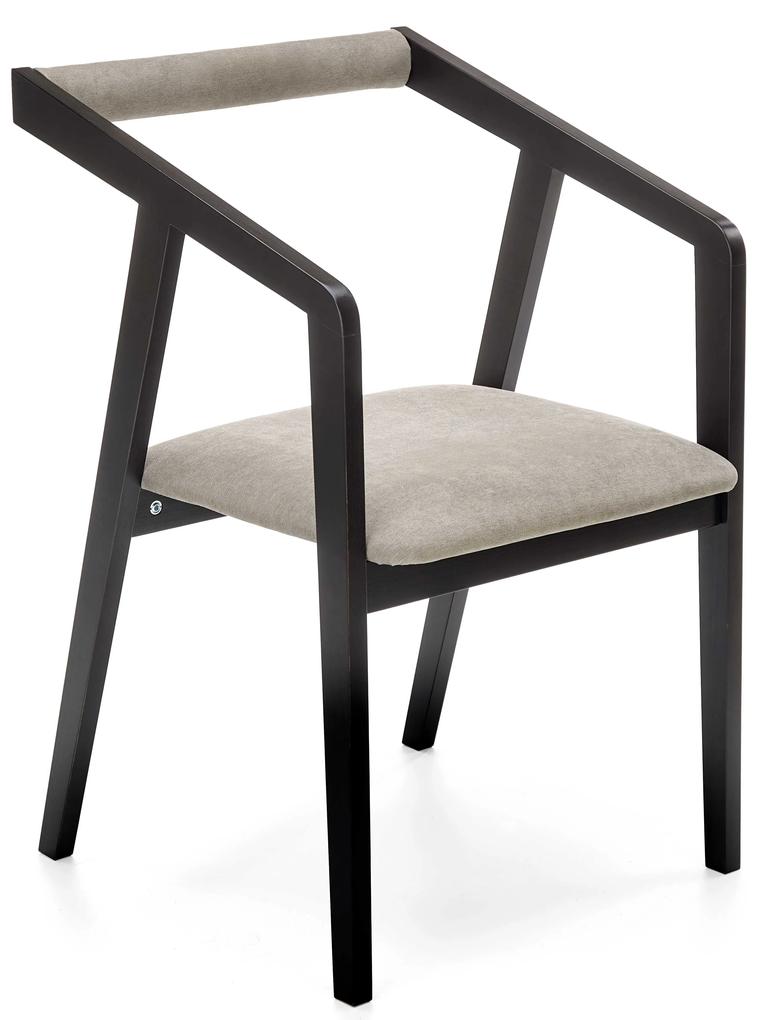 60-22493 AZUL chair, color: velvet - grey DIOMMI V-PL-N-AZUL-CZARNY-POPIEL, 1 Τεμάχιο