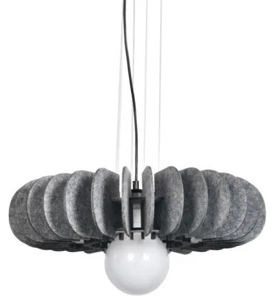Κρεμαστό Φωτιστικό Οροφής E27 IP20 Γκρι Acoustic Light 4059 Inlight-4059-Γκρι 4059