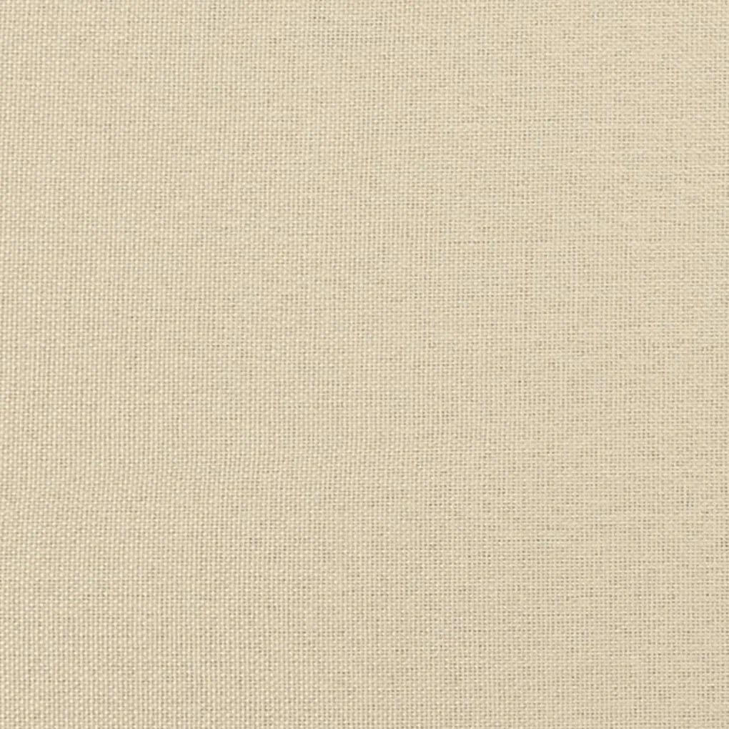 vidaXL Καναπές Κρεβάτι Κρεμ 80 x 200 εκ. Υφασμάτινος