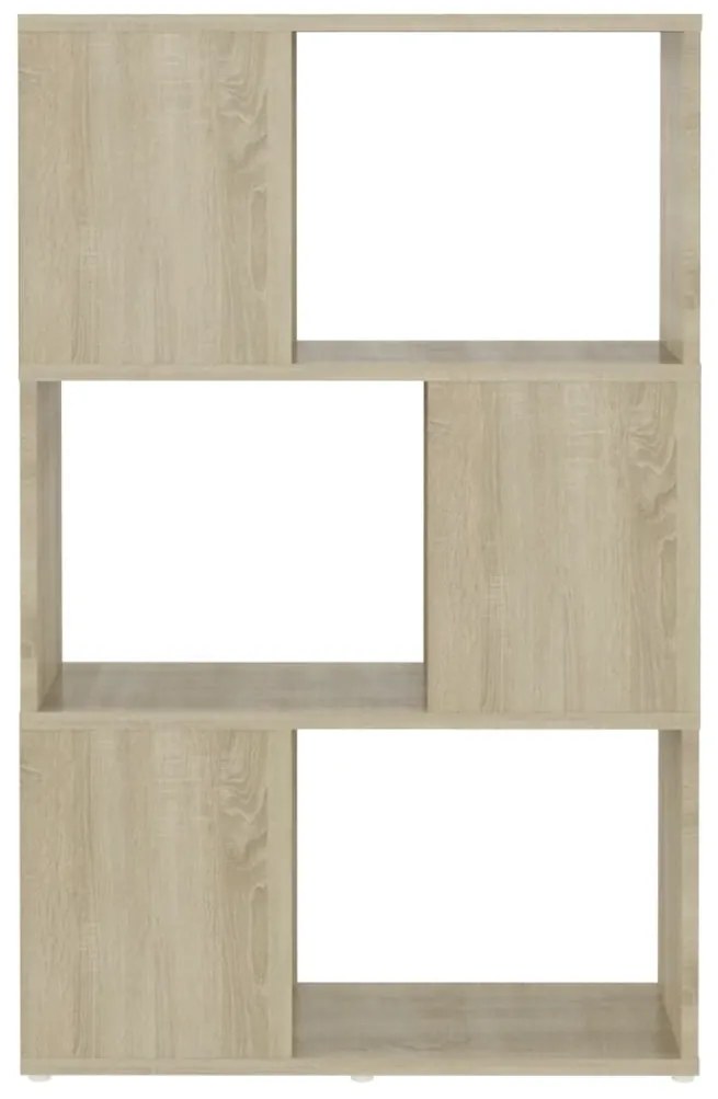 vidaXL Βιβλιοθήκη/Διαχωριστικό Χώρου Sonoma Δρυς 60x24x94 εκ. Μοριοσ.