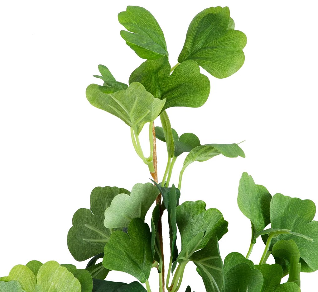 GloboStar® Artificial Garden GINKGO BRANCH 20259 Τεχνητό Διακοσμητικό Κλαδί Γκίγκο Π22 x Υ80cm