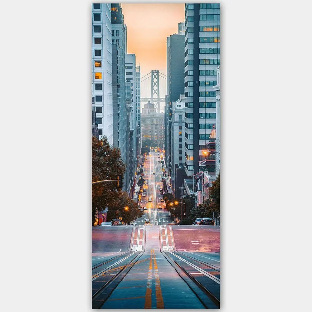 Πίνακας Καμβάς 451ERN1889 50x120cm Multi Wallity Vertical Ξύλο, Καμβάς