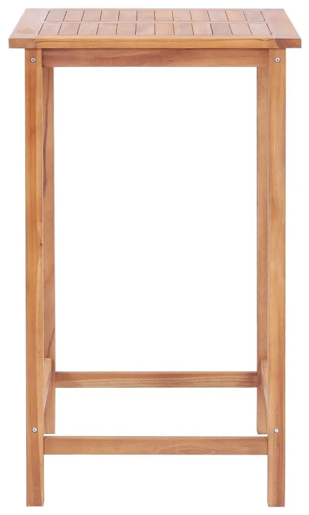vidaXL Σετ Επίπλων Μπαρ 3 τεμ. από Μασίφ Ξύλο Teak