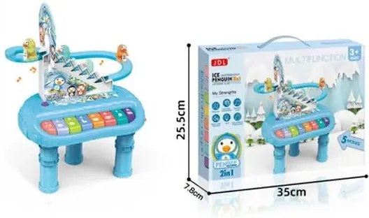 Παιχνίδι 2 σε 1 πιάνο και slide game για 3+ Ice Penguin 8853-1B