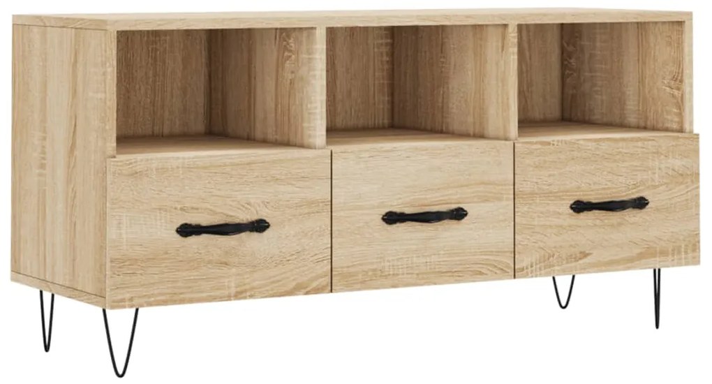 vidaXL Έπιπλο Τηλεόρασης Sonoma Δρυς 102 x 36 x 50 εκ. Επεξεργ. Ξύλο