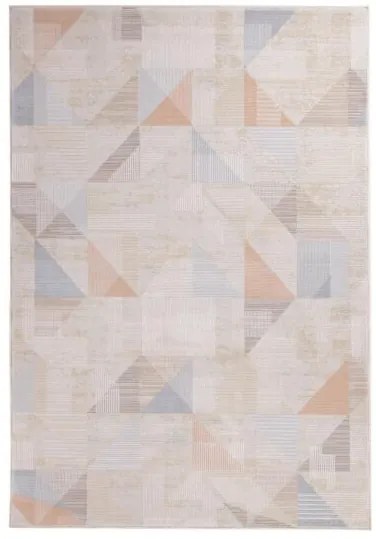 Μοντέρνο Χαλί Mona 416 Beige Blue 160 x 230
