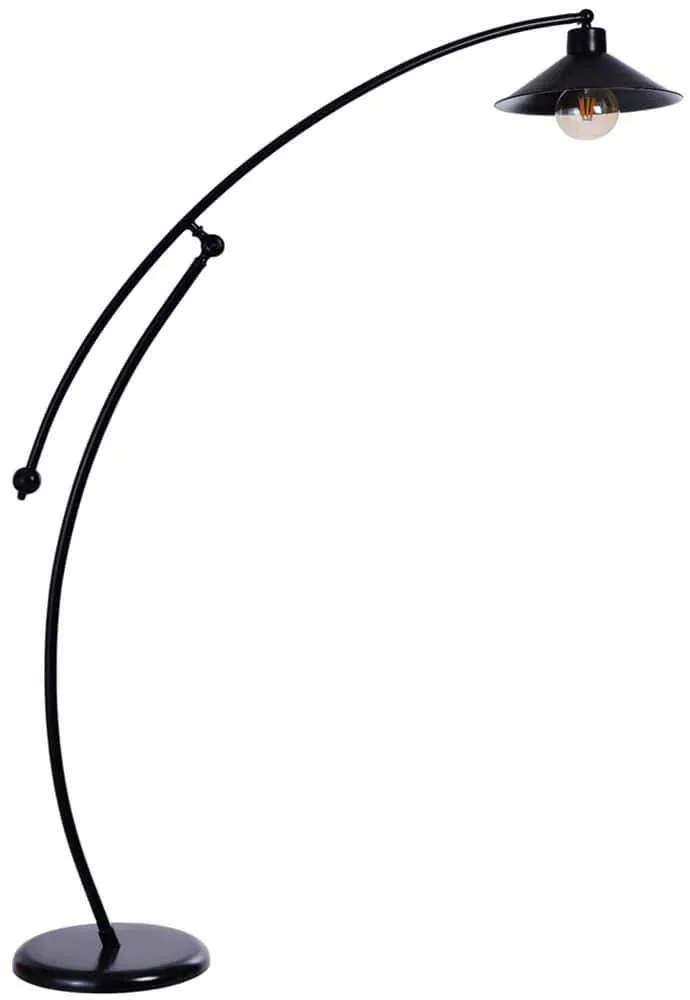 Φωτιστικό Δαπέδου 534LUN5617 Φ30x155cm 1xE27 40W Black Opviq