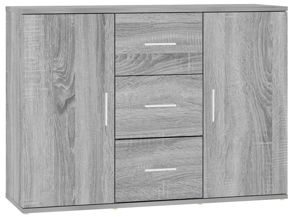Ντουλάπι Γκρι Sonoma 91 x 29,5 x 65 εκ. από Επεξεργασμένο Ξύλο 823348