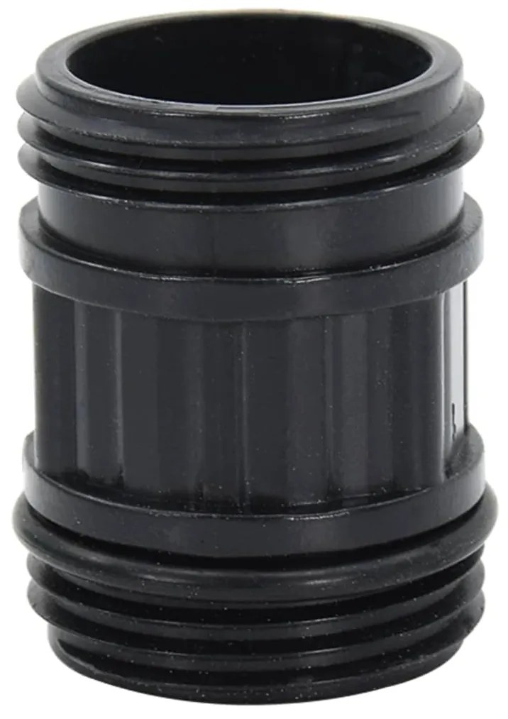 vidaXL Σωλήνας Αναρρόφησης Ορειχ. Συνδέσεις Μαύρος 7 μ/1" PVC