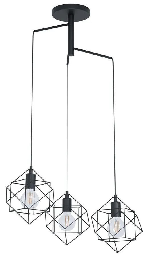 Φωτιστικό Οροφής Ø650 'Straiton' 43366 Black Eglo Metal