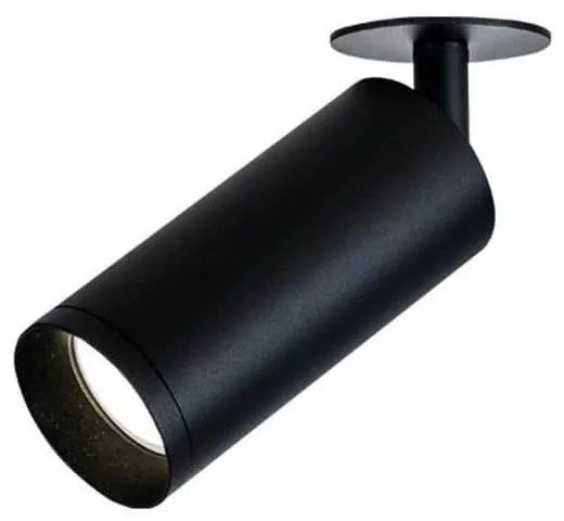 Σποτ Χωνευτό Led S057-15 9W 3000K 80Lm Black Στρόγγυλο Aluminium