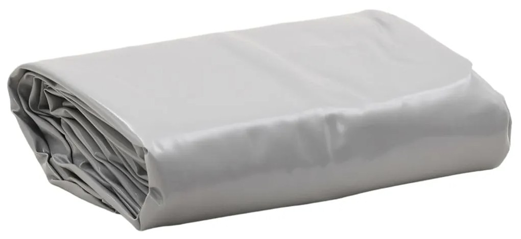 vidaXL Μουσαμάς Γκρι 2,5 x 4,5 μ. 650 γρ./μ²