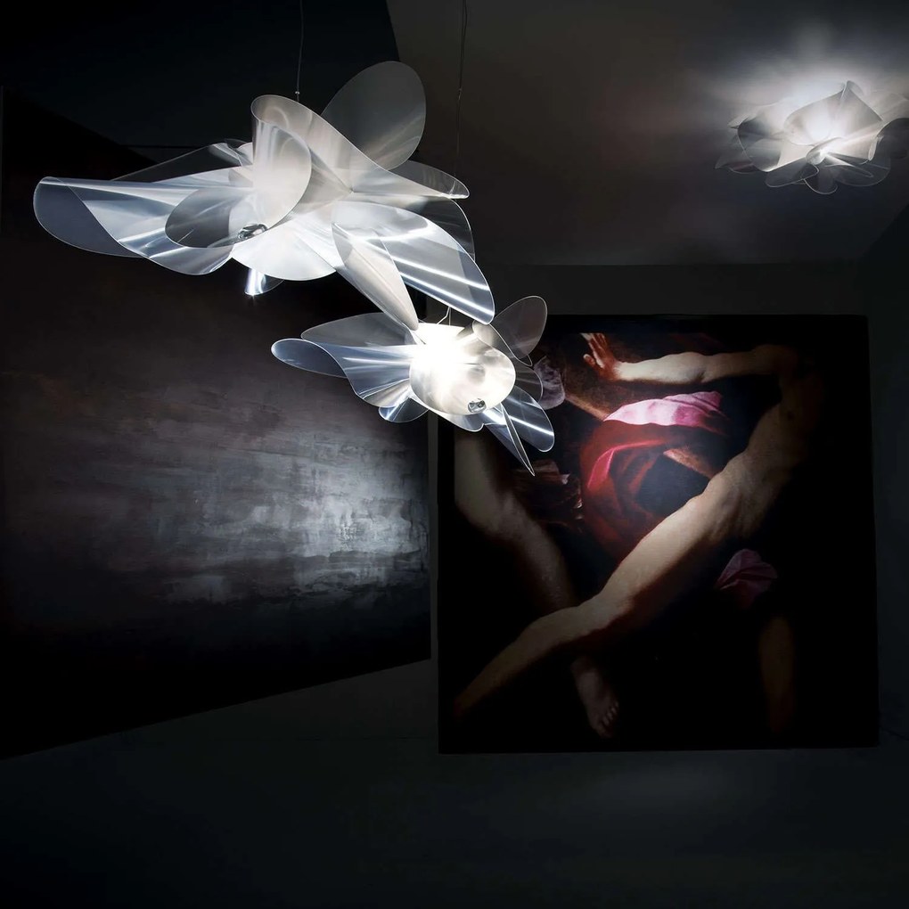 Φωτιστικό Οροφής Led New Etoile Small Prisma Slamp Αλουμίνιο,Πολυπροπυλένιο